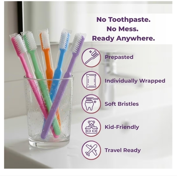 Prepasted Disposable Toothbrushes - Picture 2 of 5